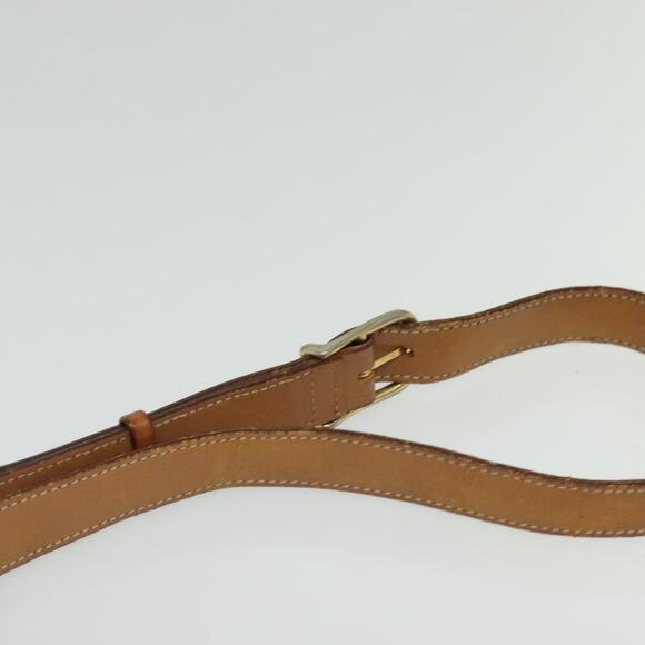 CELINE Macadam Canvas Shoulder Bag Pvc Leather Brown Gold - Picture 8 of 12